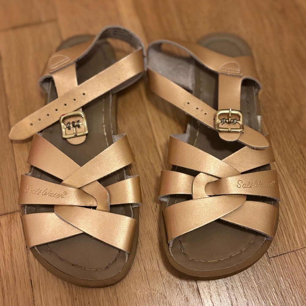 Kids salt water Sandals - gold